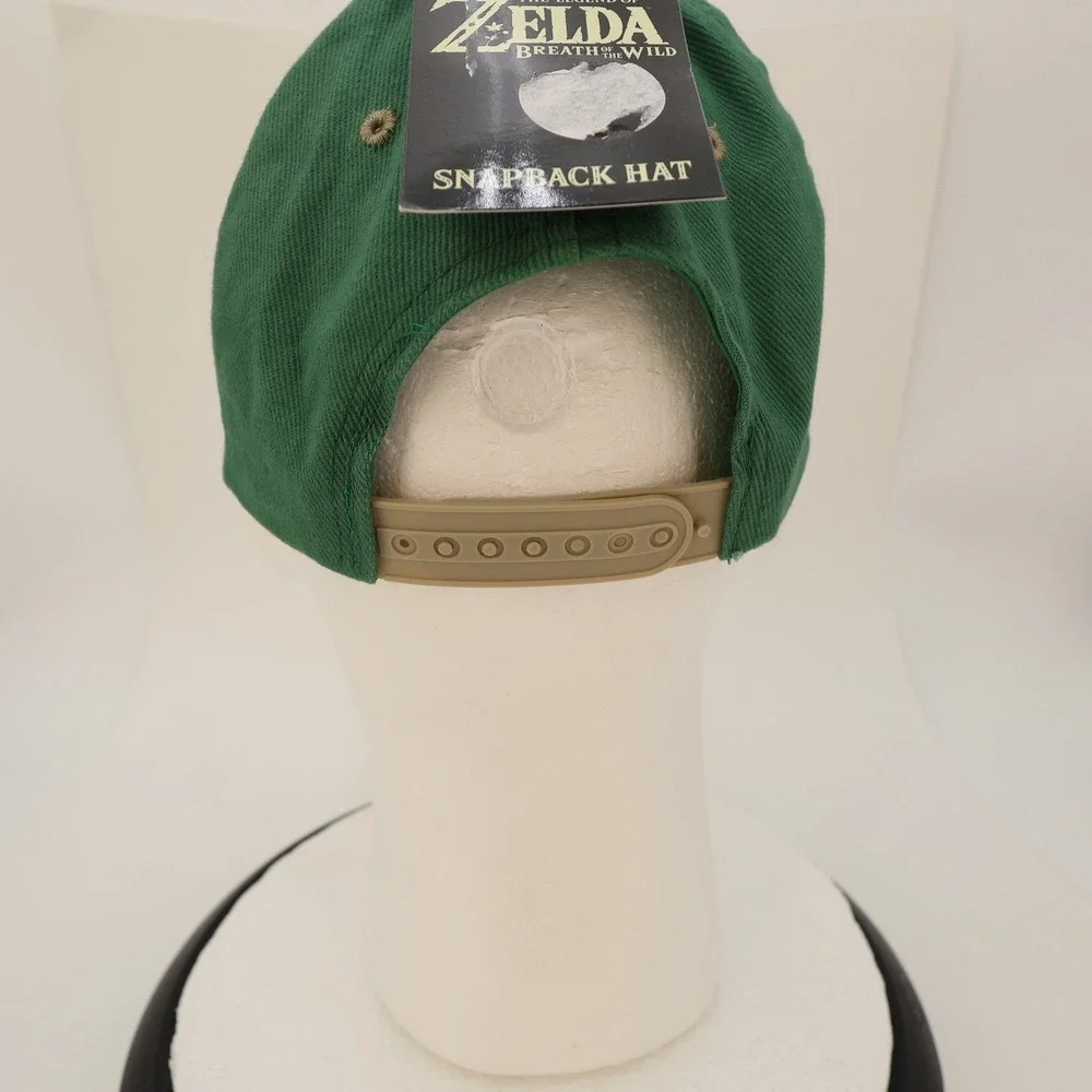 Nintendo Legend of Zelda Breath of the Wild Snapback Hat Green Tan CultureFly